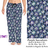 Load image into Gallery viewer, Purple Succulents- Leggings