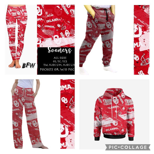 Sooners Leggings, lounge pants