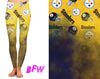 Pittsburgh Football Smoke Print Leggings and Unisex Joggers