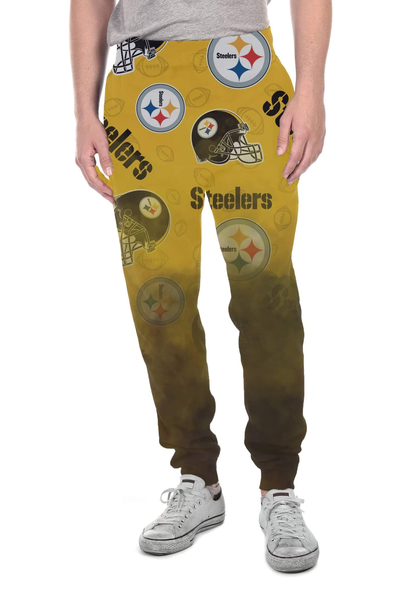 Pittsburgh Football Smoke Print Leggings and Unisex Joggers